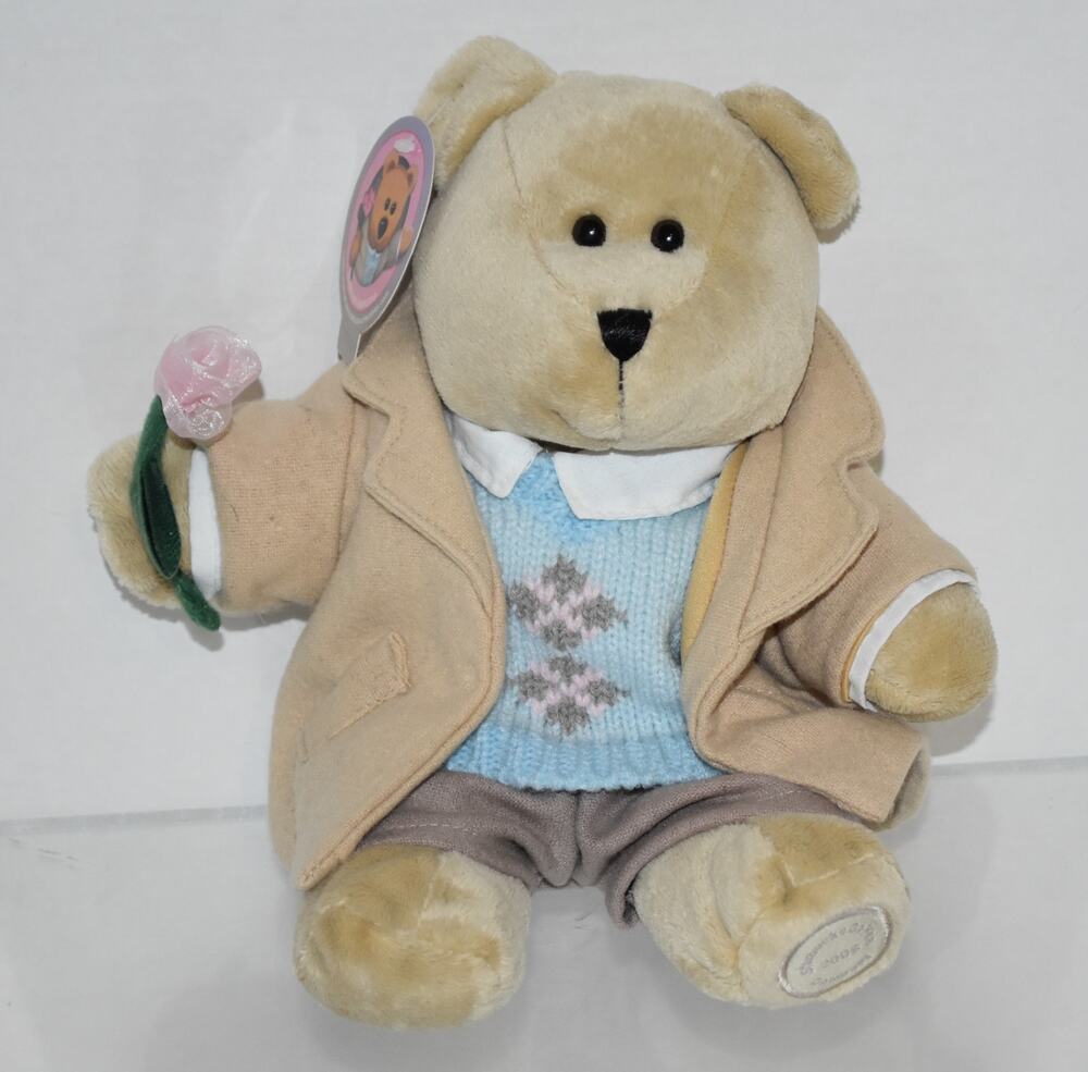 Vintage 2006 Starbucks Bearista Bear 45th Ed. Valentine Date Pink Rose 194030